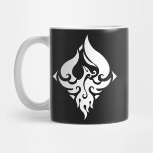 Genshin Impact Xiao Emblem - White Mug